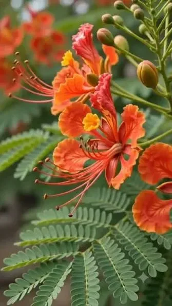 ગુલમોહર (Delonix regia)